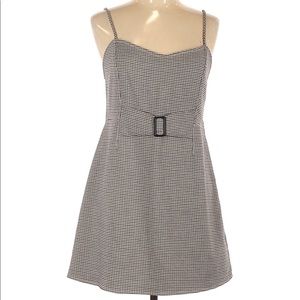 Free People Houndstooth Mini Dress